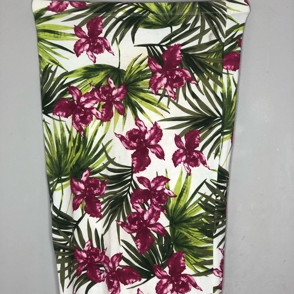 Midi Flower Fitted Skirt - Picture 1 of 1